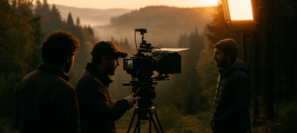Filmcrew im Schwarzwald